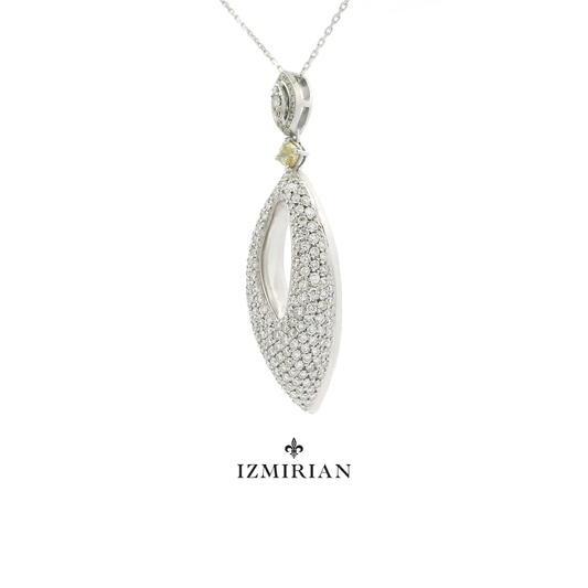 Pavé Marquise Drop Necklace