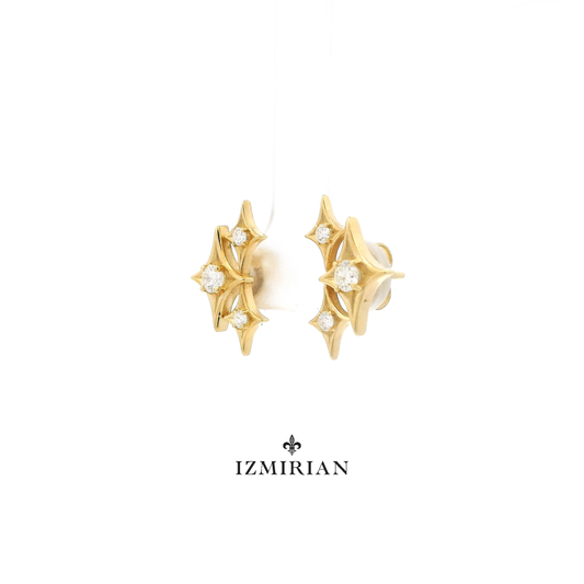 Starburst Diamond Earrings