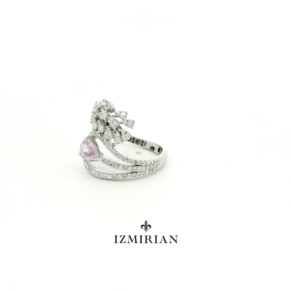 Blush Vine Diamond Ring