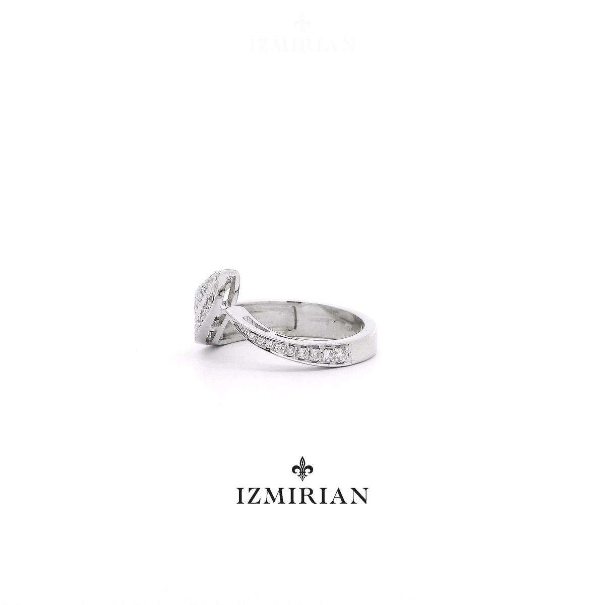 Sculpted Wave Diamond Ring