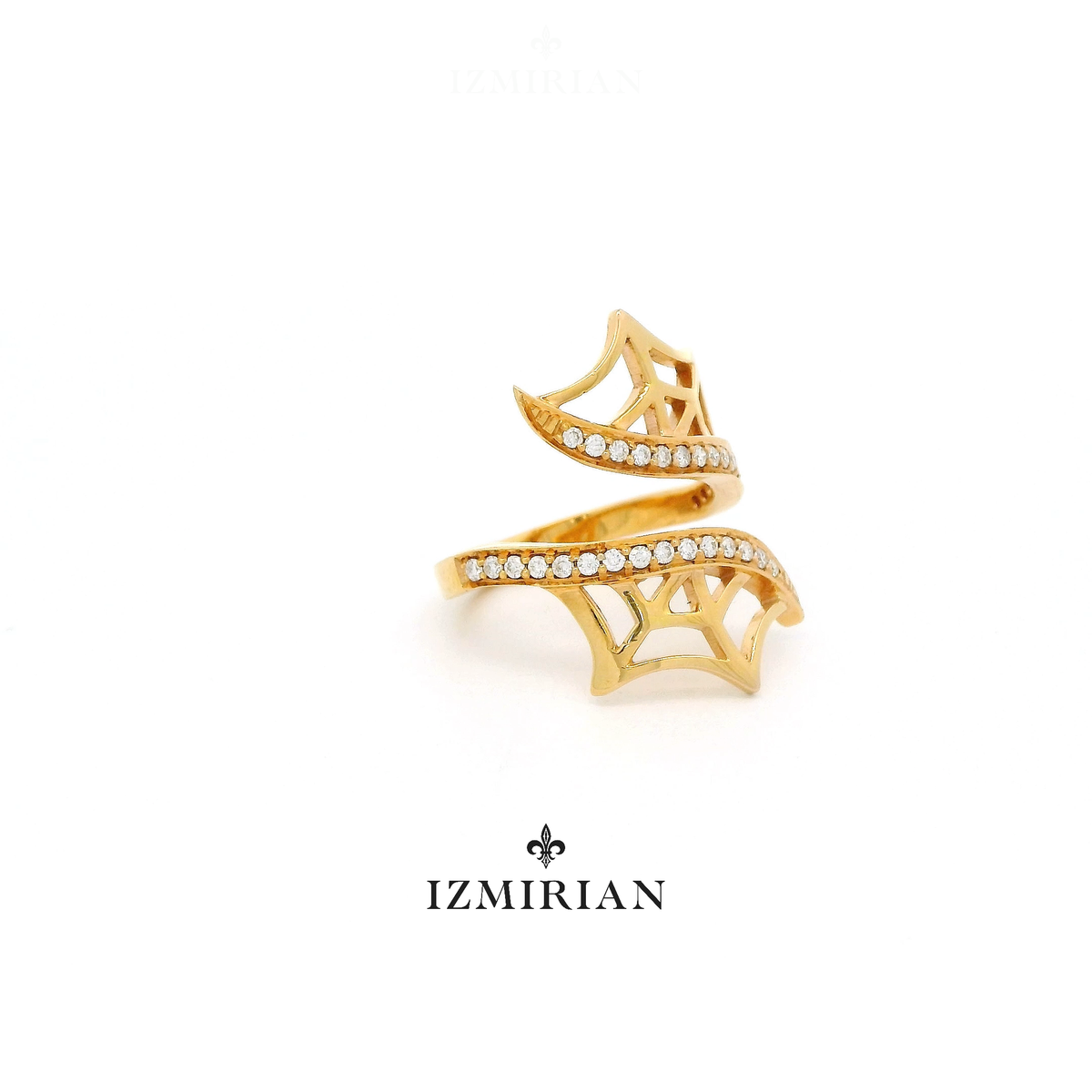 Arachné Web Diamond Ring