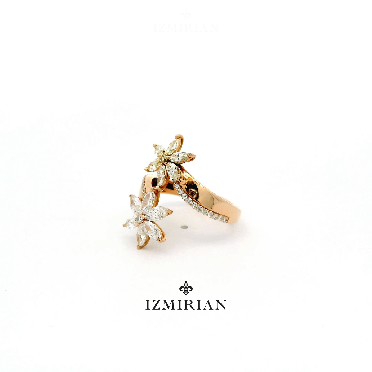 Fleur Duet Diamond Ring