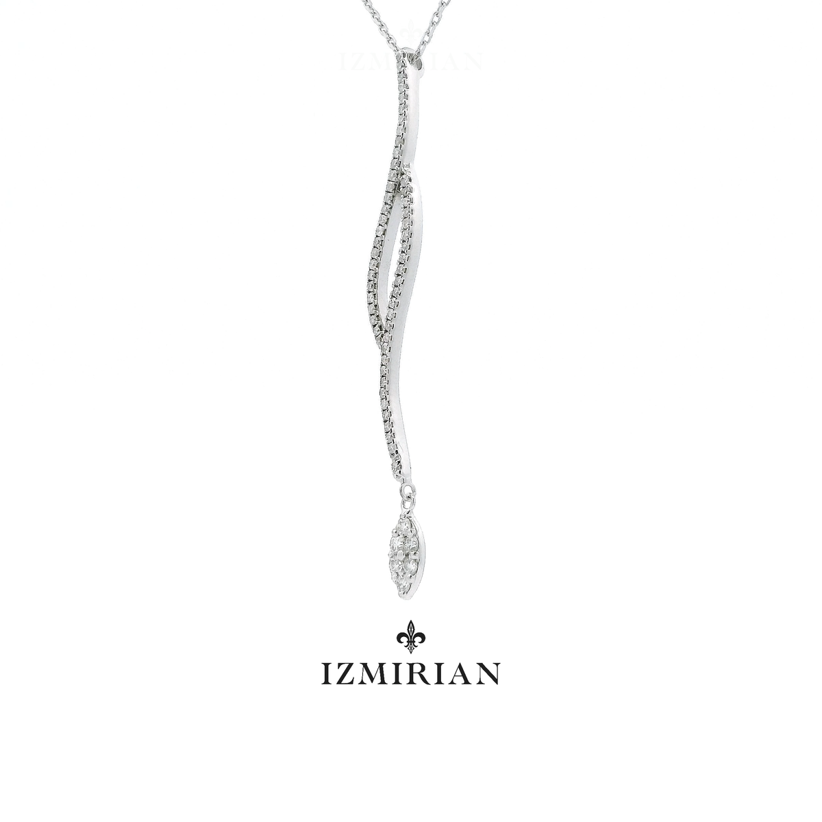 Sway Diamond Drop Necklace
