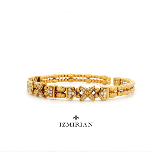 Florentine Diamond Cuff