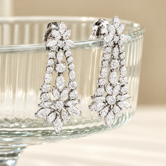 Majestic Diamond Chandelier Earrings