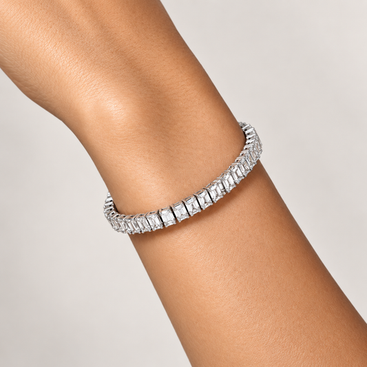 Signature Emerald-Cut Tennis Bracelet