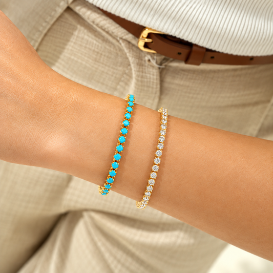 Turquoise Tennis Bracelet