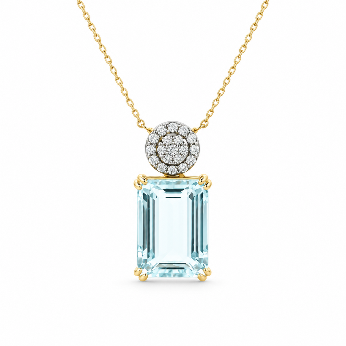Skyline Blue Topaz Necklace