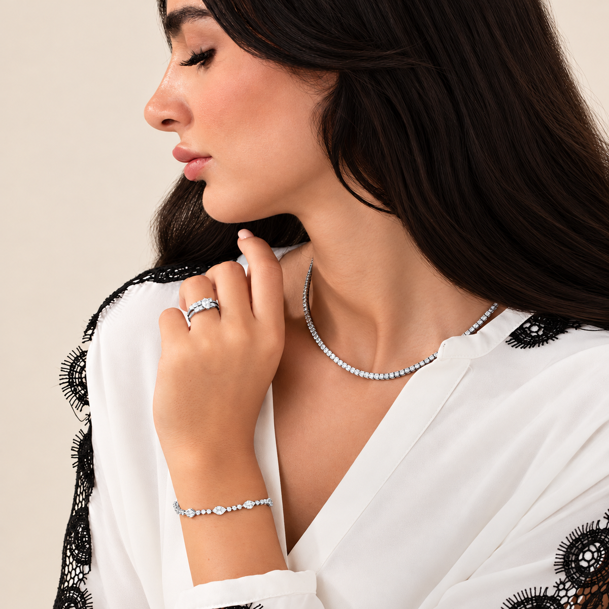 Diamond Garland Bracelet