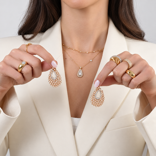 Diamond Teardrop Necklace