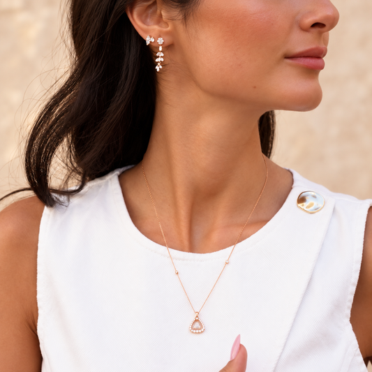 Baguette Diamond Drop Earrings