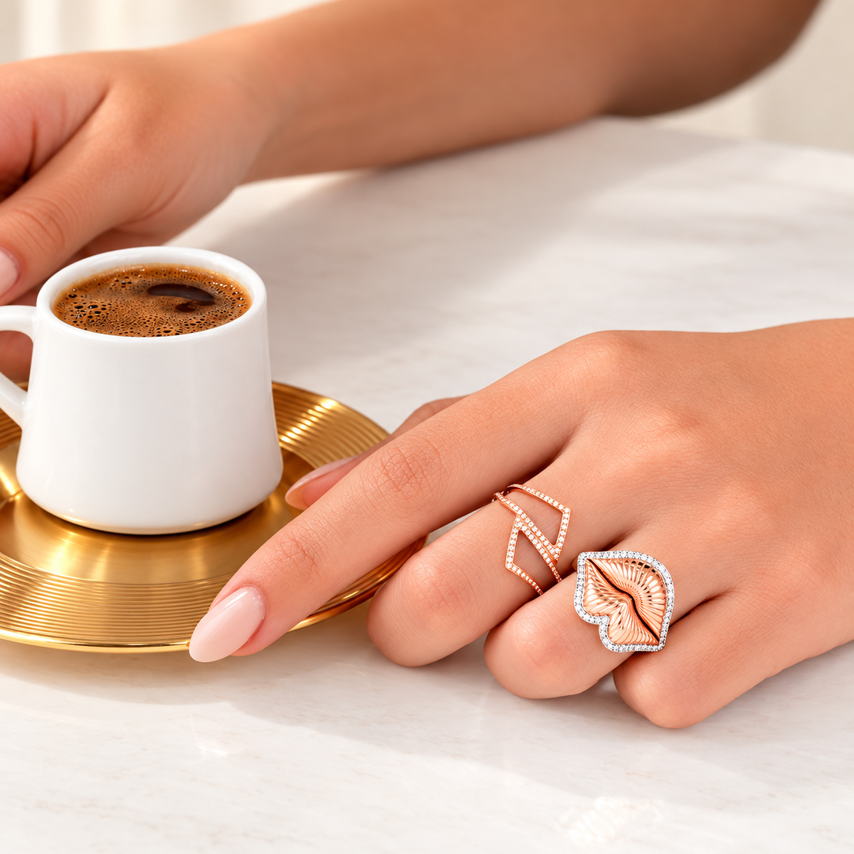 Axis Diamond Ring