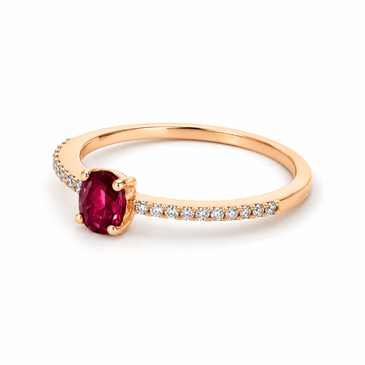 Ruby Élan Diamond Ring by Izmirian Jewellery