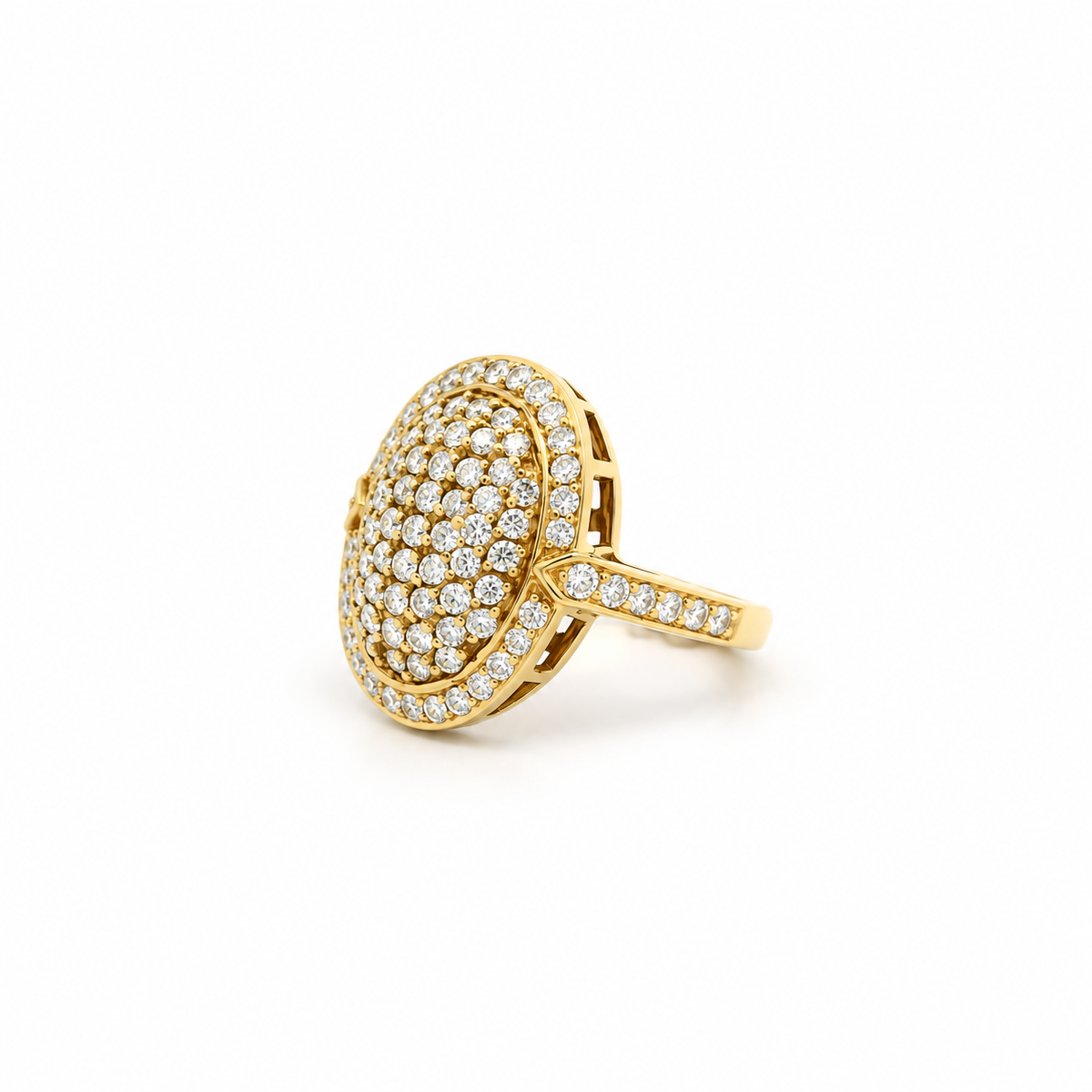 Diamond Pavé Dome Ring