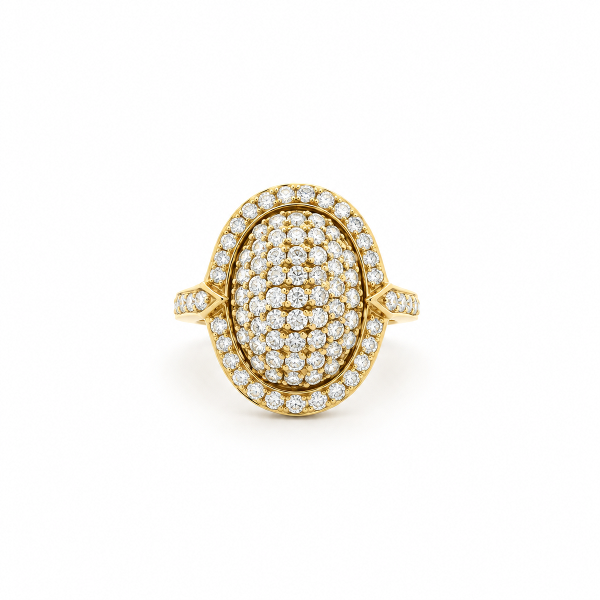 Diamond Pavé Dome Ring