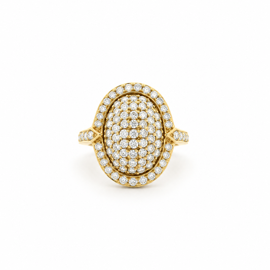 Diamond Pavé Dome Ring