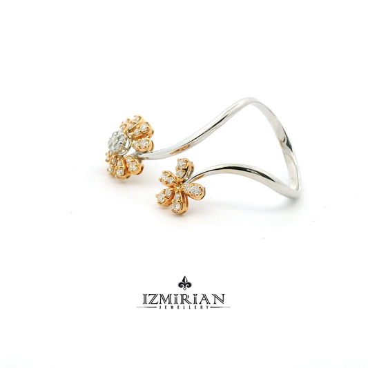 Blossom Diamond Open Ring