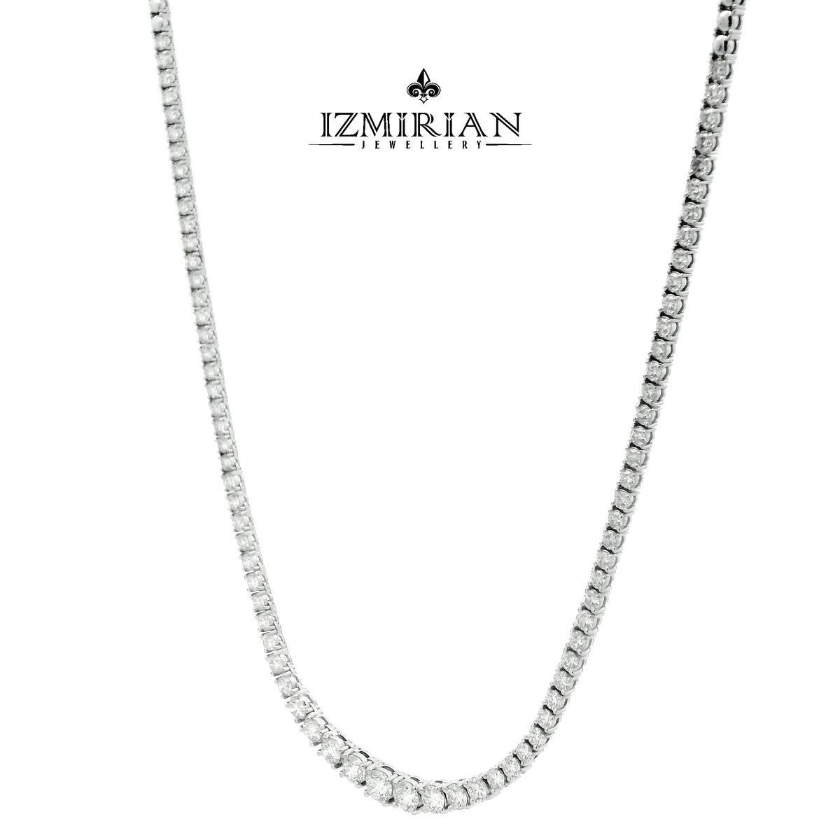 Dégradé Diamond Tennis Necklace