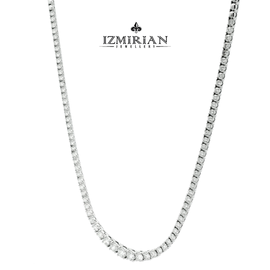 Dégradé Diamond Tennis Necklace