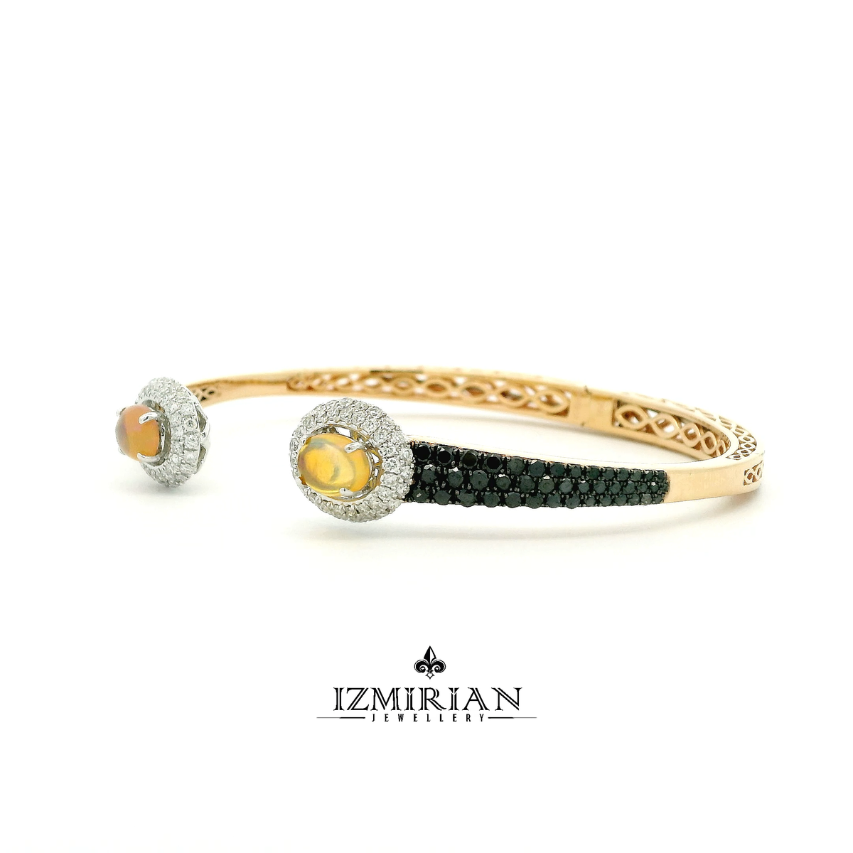 Noir Diamond Opal Cuff