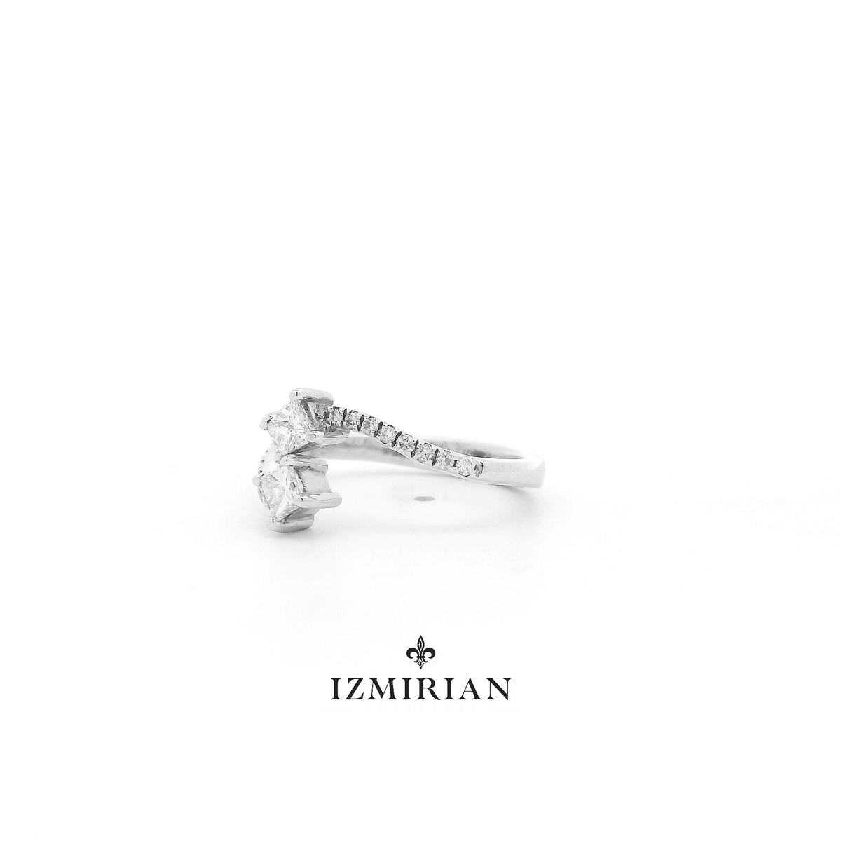 Twin Princess Diamond Ring