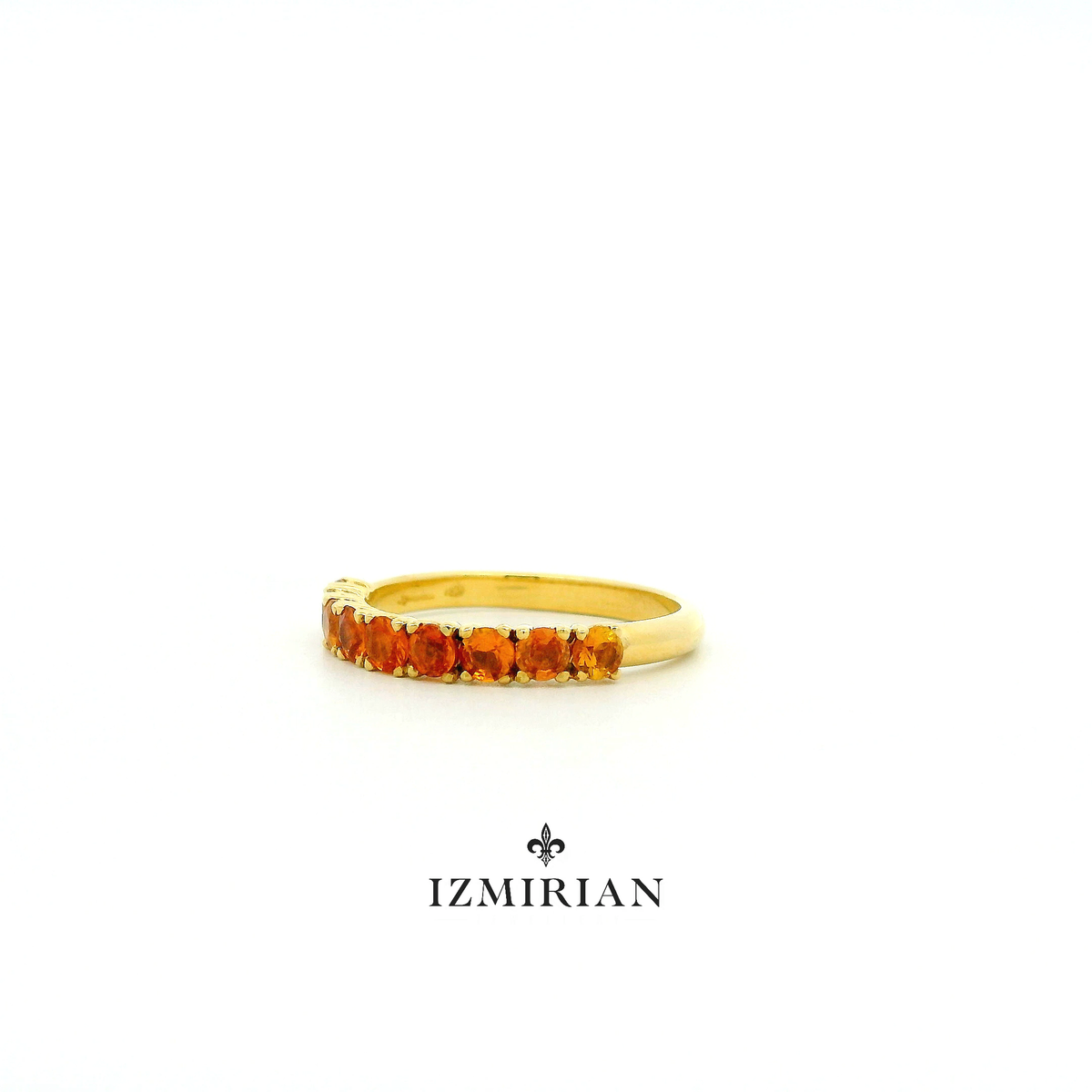 Sunset Sapphire Band Ring