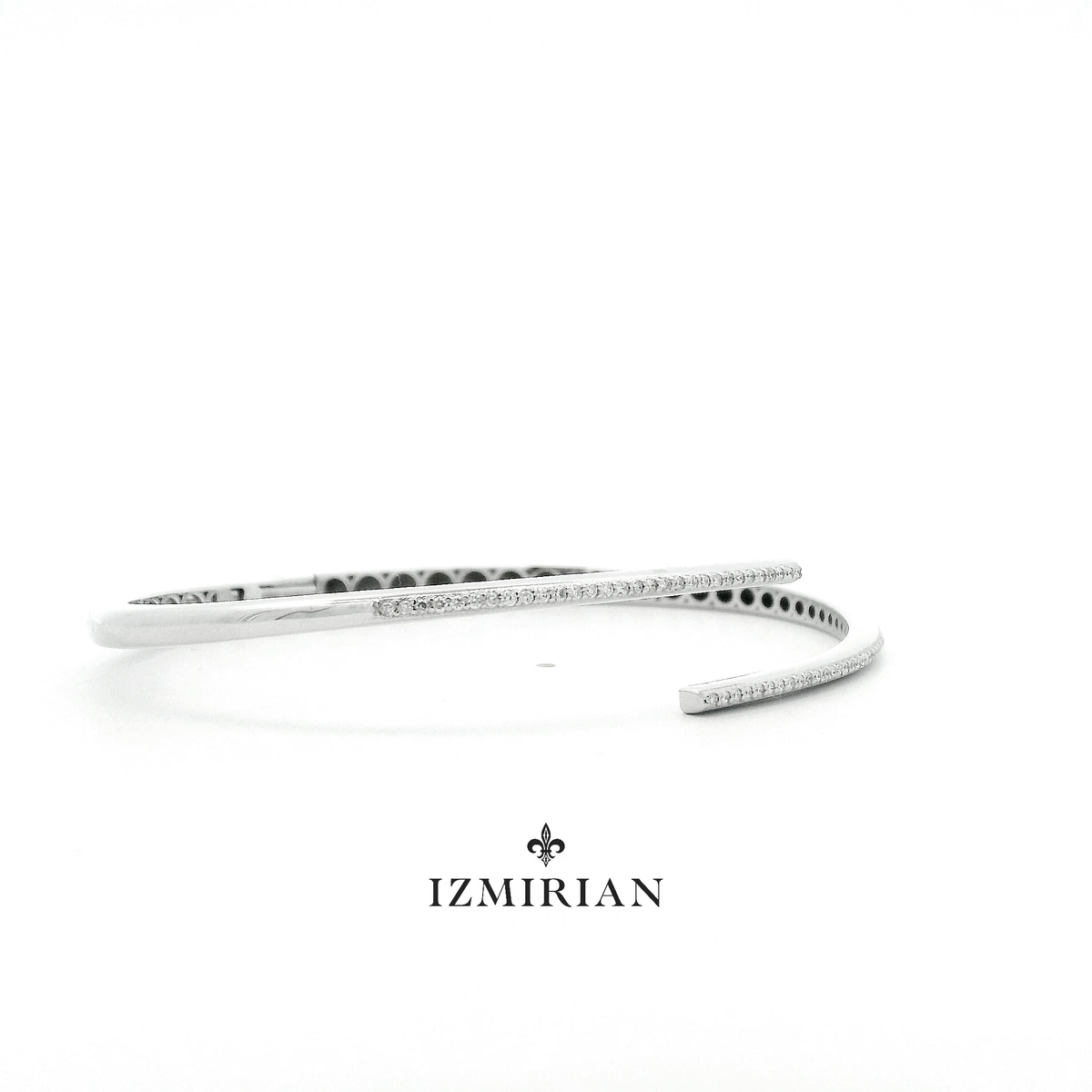Pavé Diamond Open Cuff Bracelet