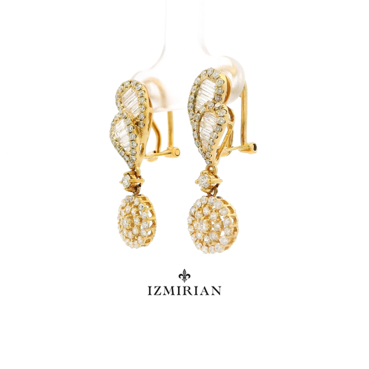 Radiance Baguette Drops Earrings