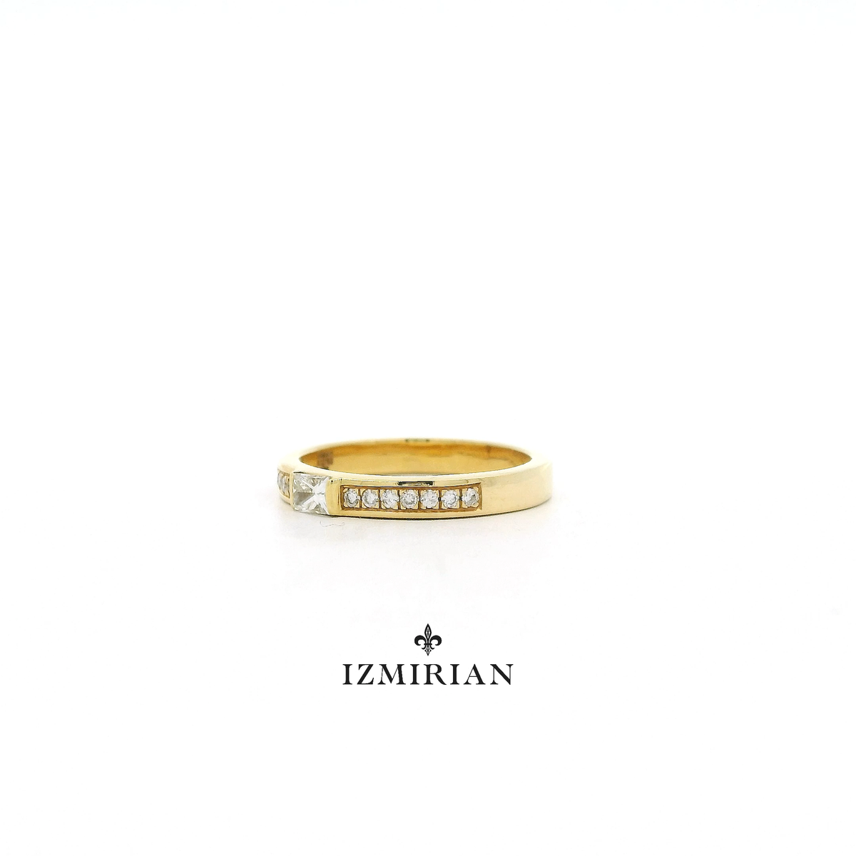 Horizontal Baguette Diamond Band