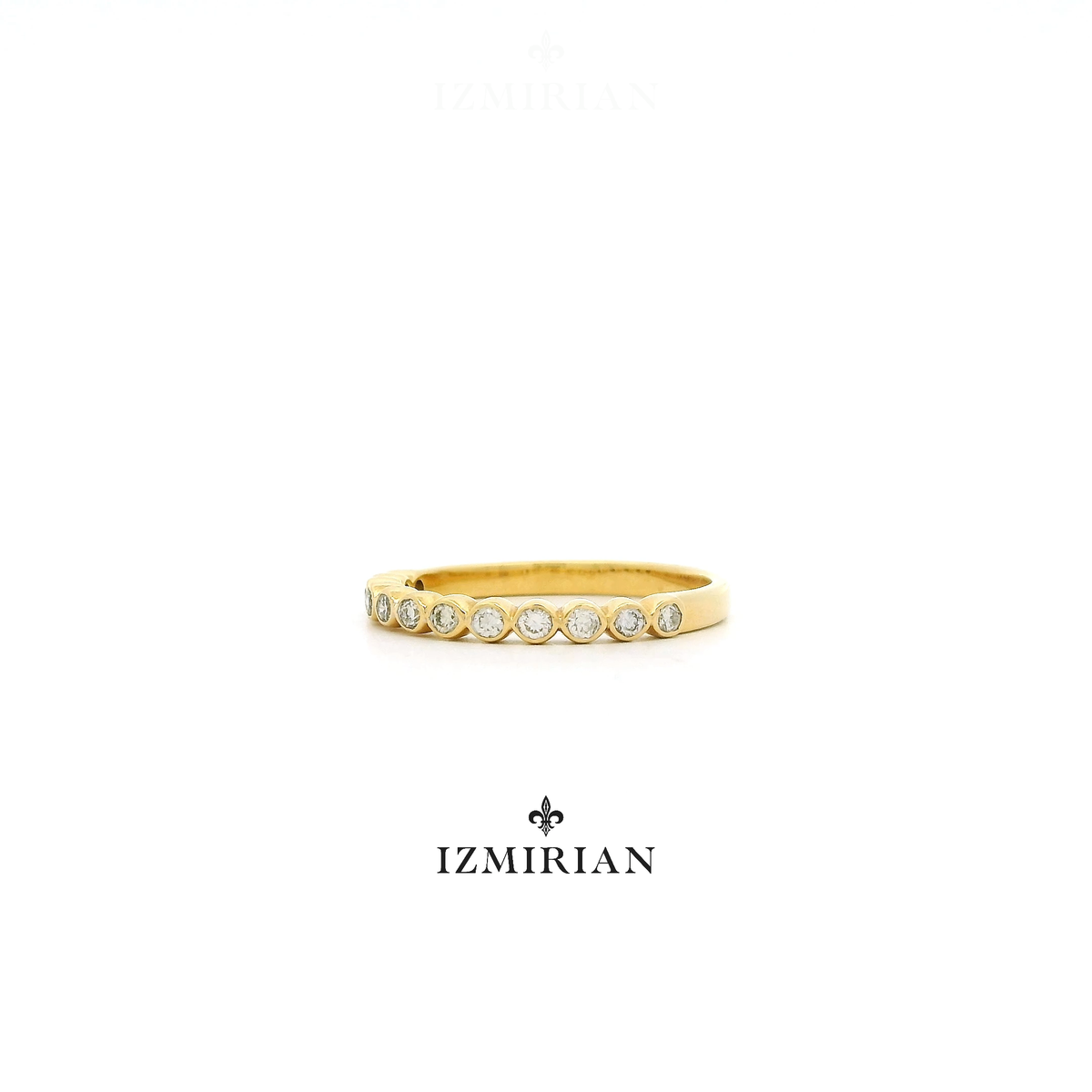 Eterna Bezel Diamond Band