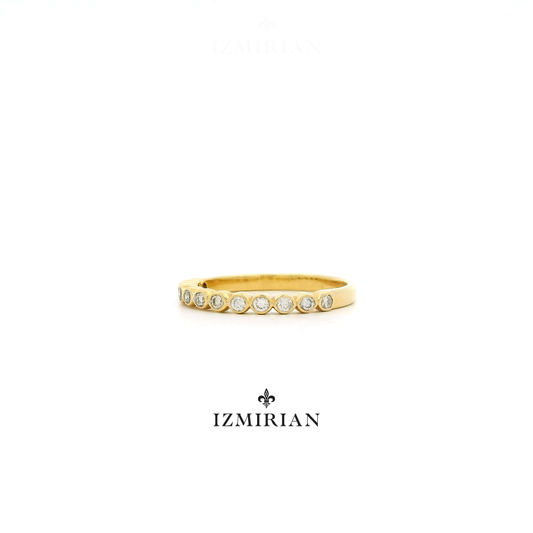 Eterna Bezel Diamond Band