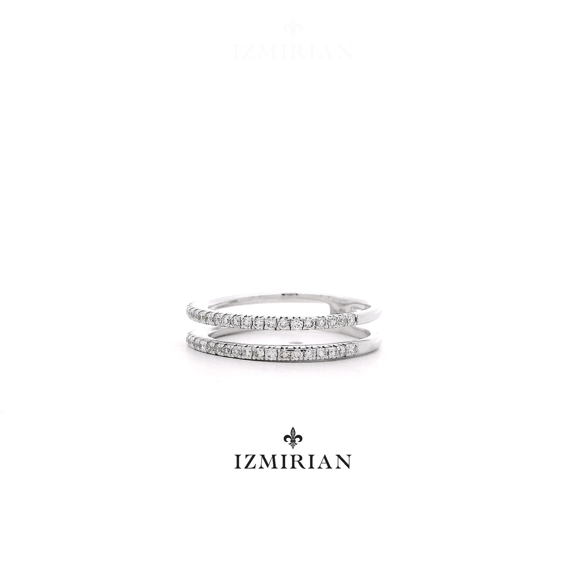 Double Row Diamond Ring