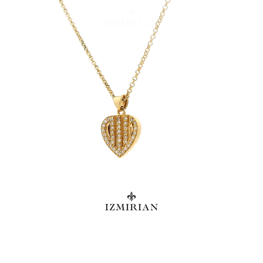 Faith in the Heart Diamond Necklace