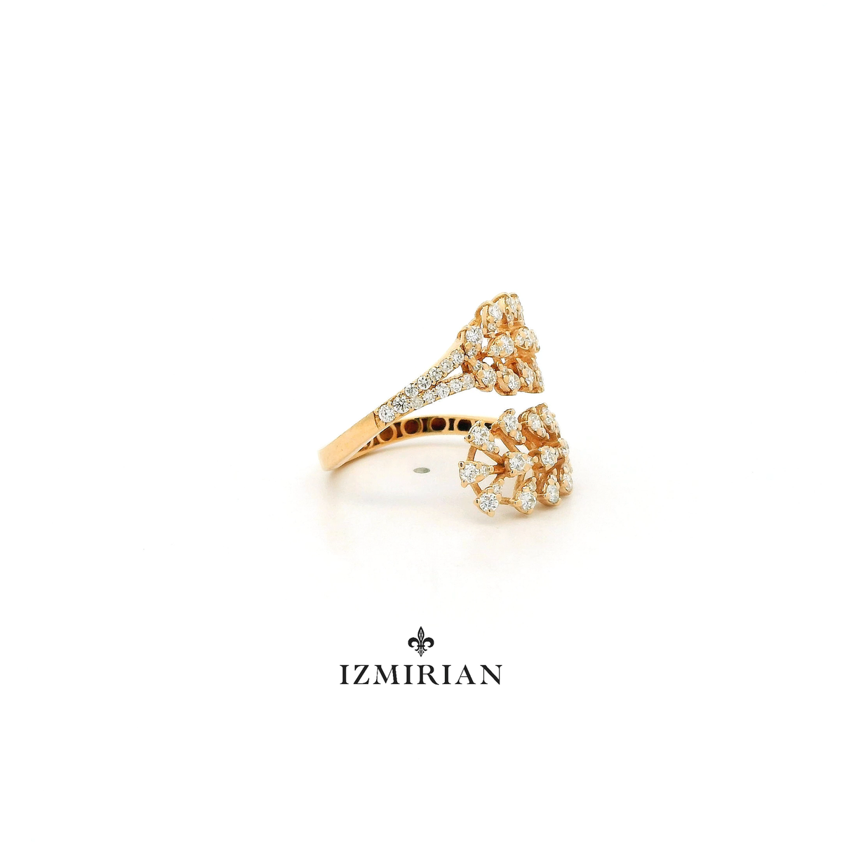 Botanical Diamond Wrap Ring
