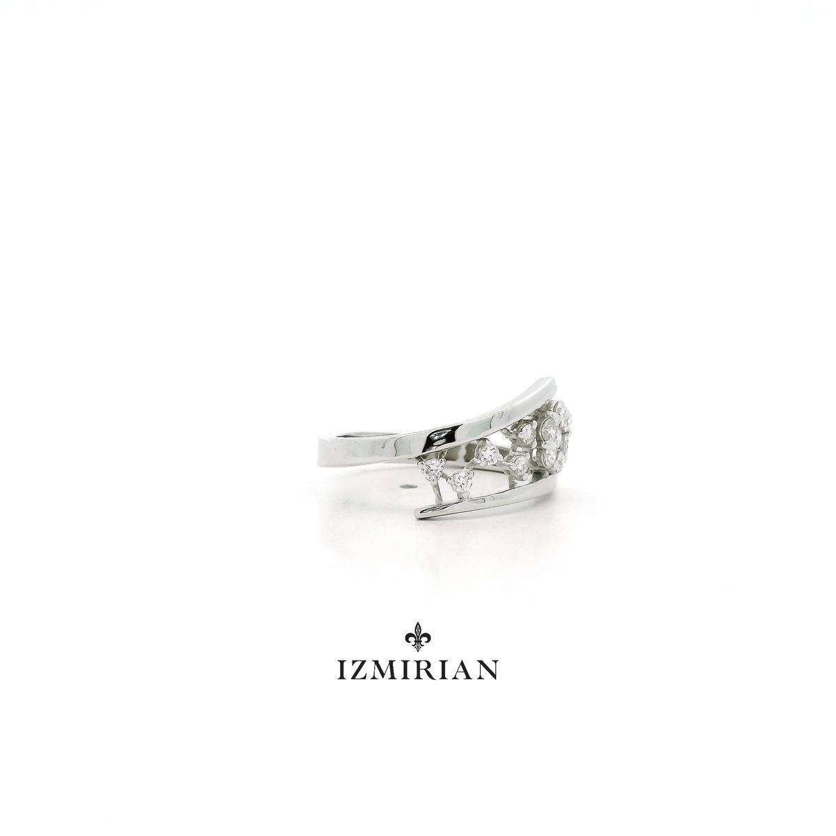 Floral Wrap Diamond Ring