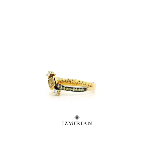 Champagne Infinity Diamond Ring