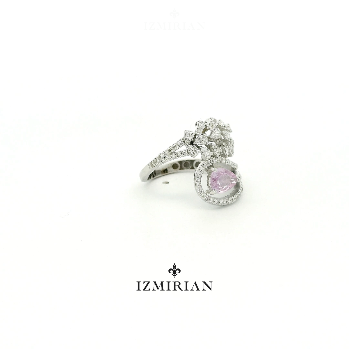 Blush Vine Diamond Ring