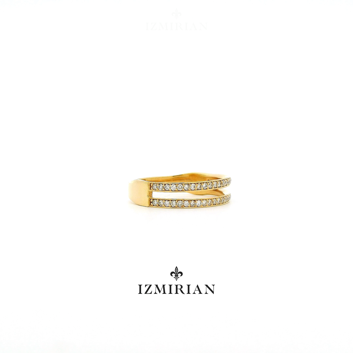 Linea Duo Diamond Ring
