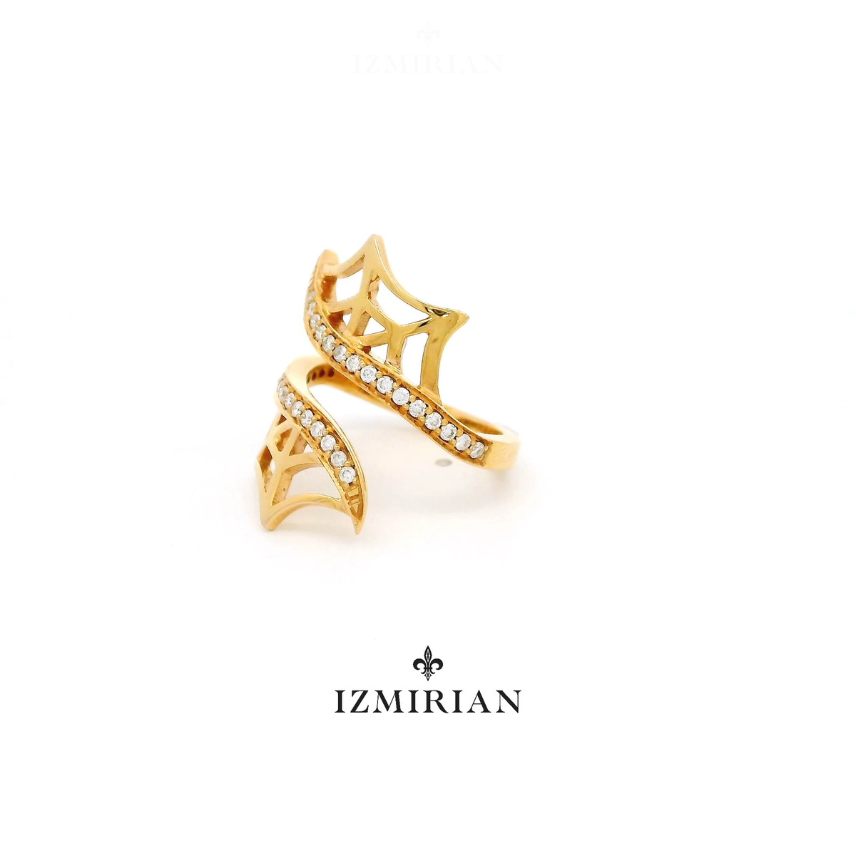Arachné Web Diamond Ring