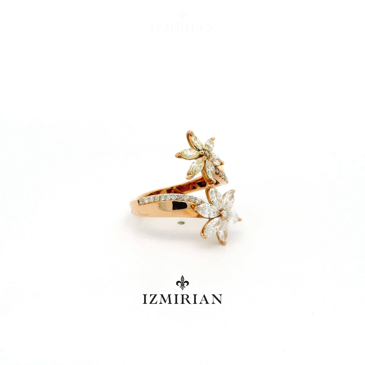 Fleur Duet Diamond Ring