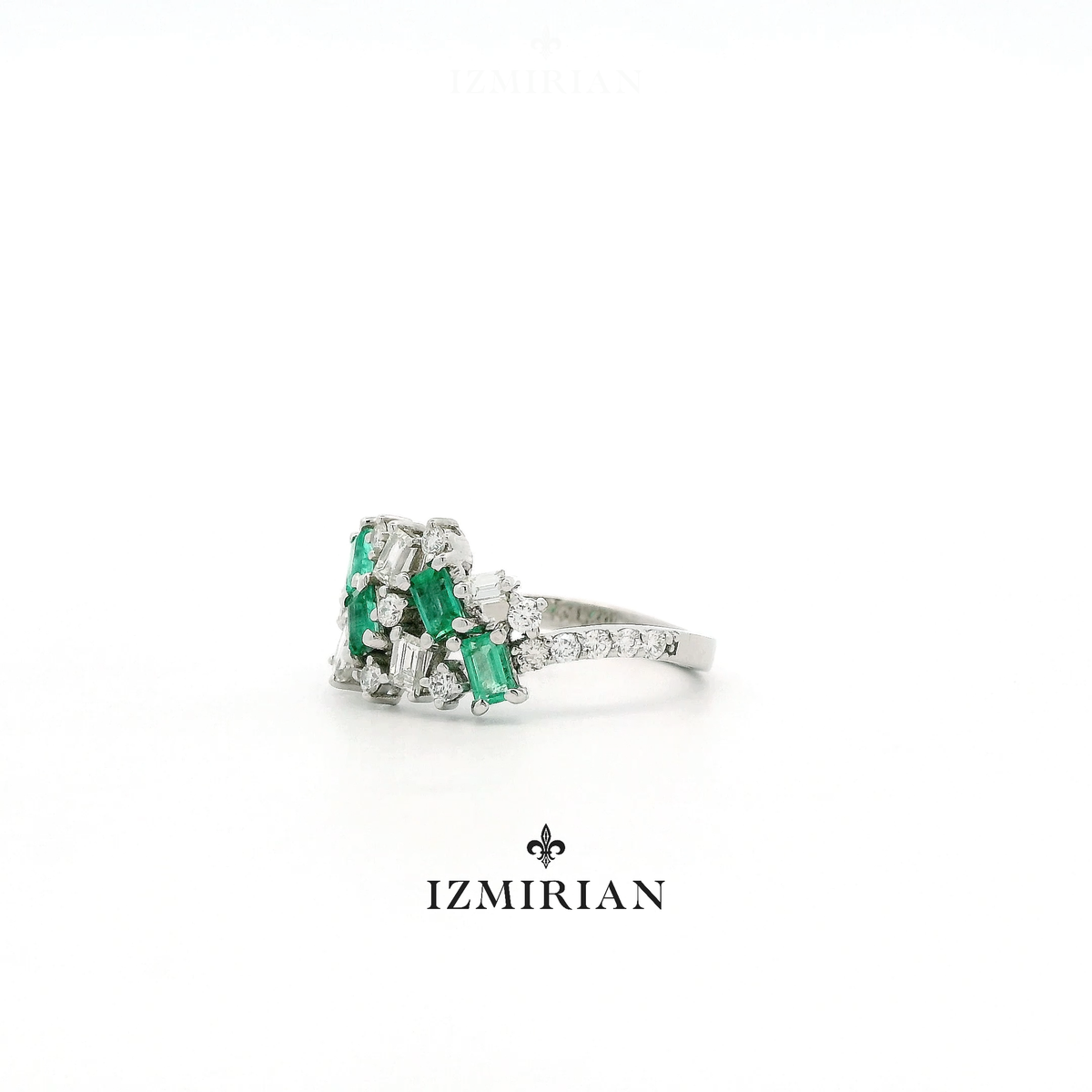 Prisma Emerald Diamond Ring