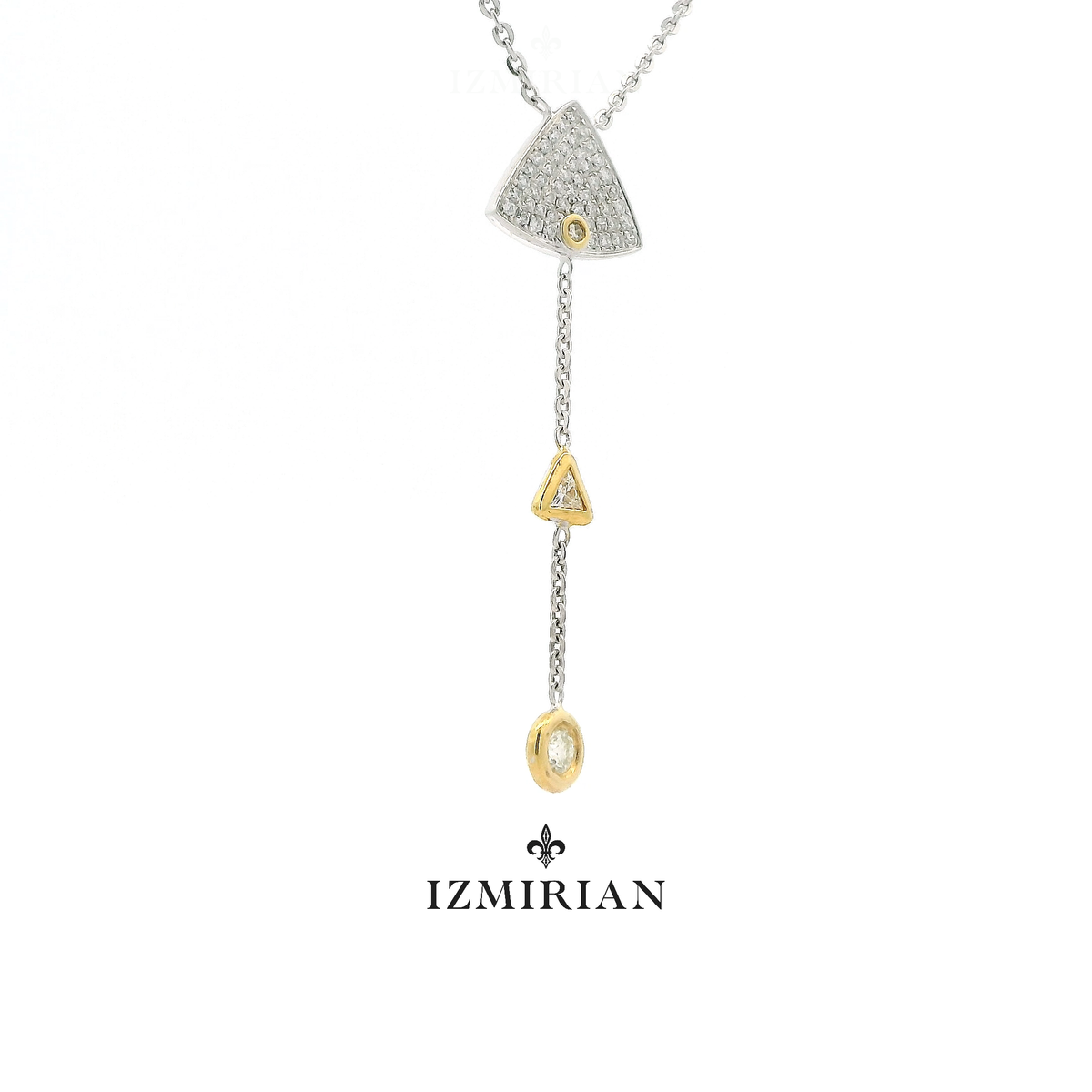 Trielle Diamond Drop Necklace