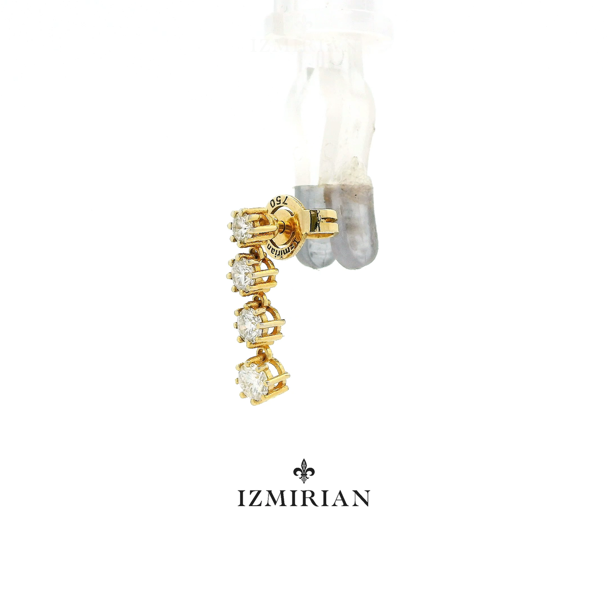 Cascade Diamond Drop Earring