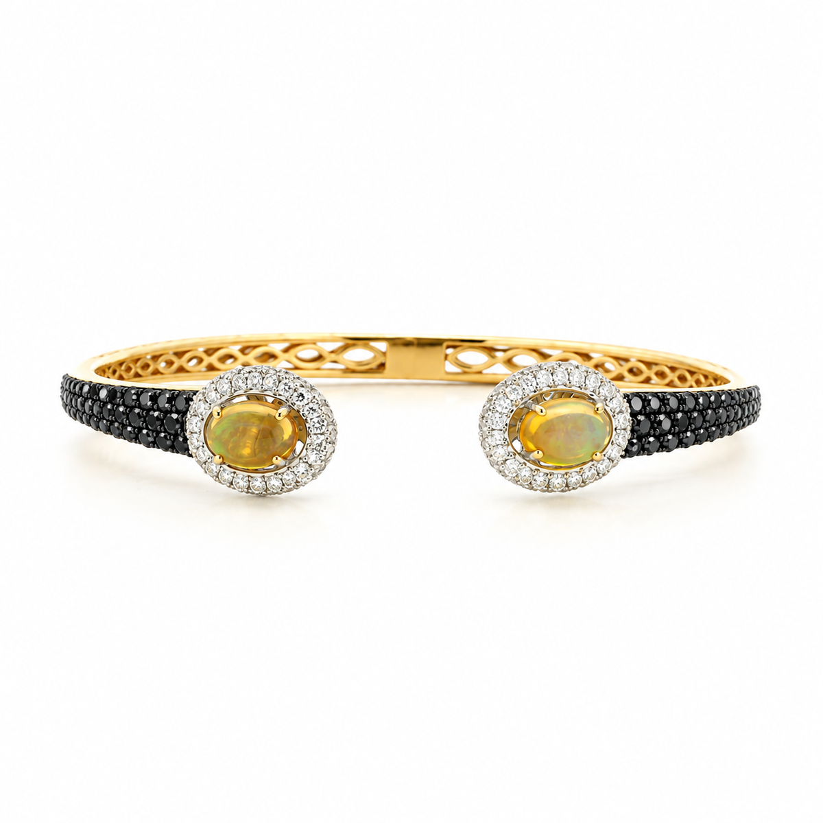 Noir Diamond Opal Cuff