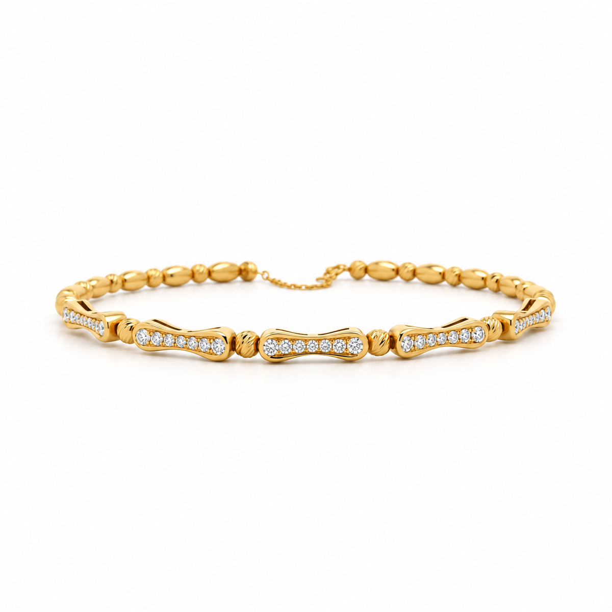 Springline Beaded Diamond Bracelet