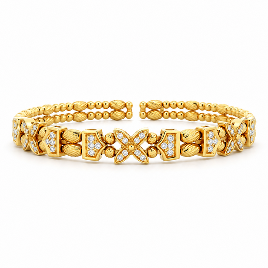 Florentine Diamond Cuff