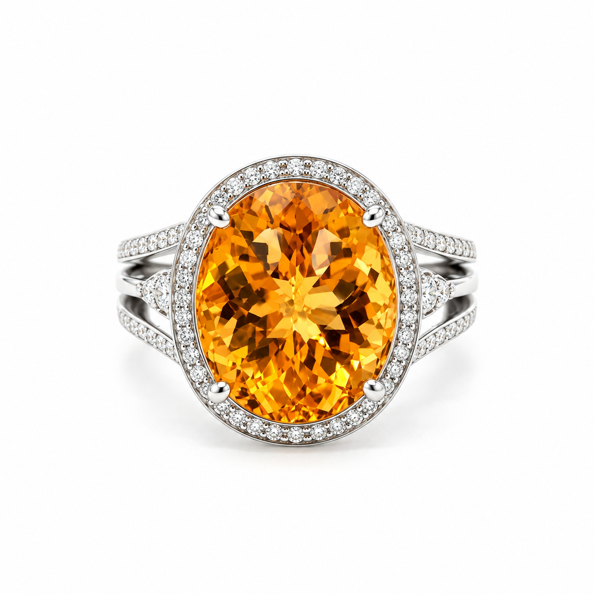 Golden Aura Diamond Ring