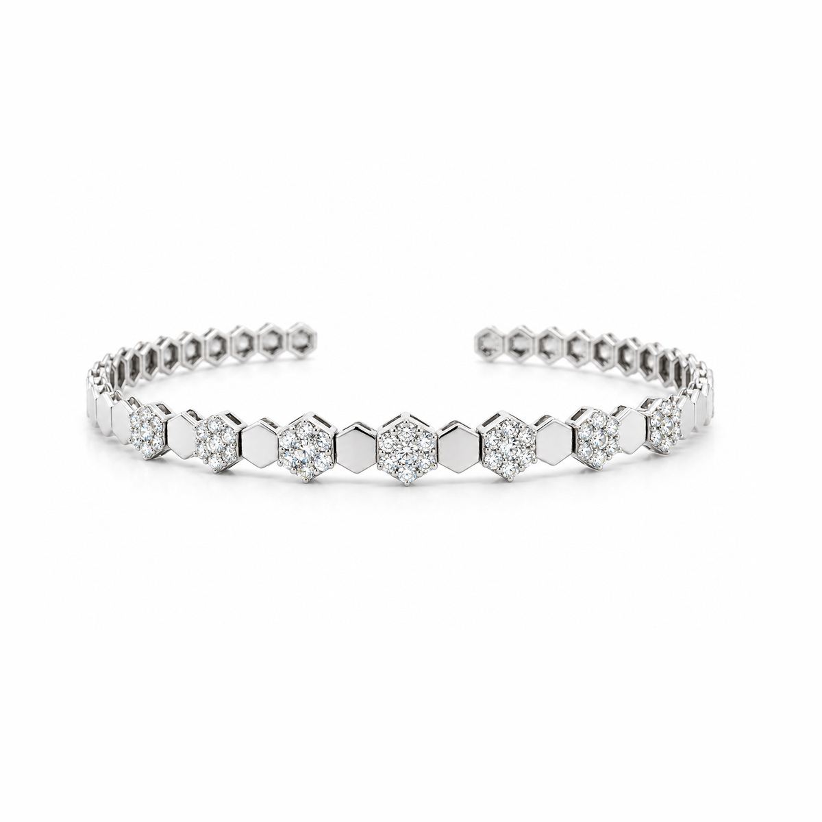 Honey Comb Diamond Bracelet