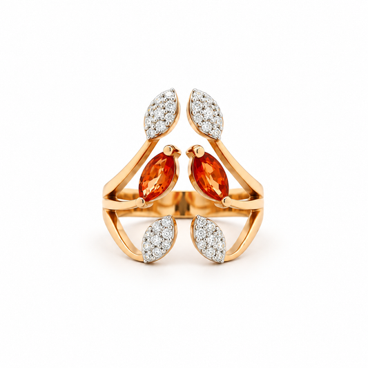 Sienna Sapphire Diamond Ring