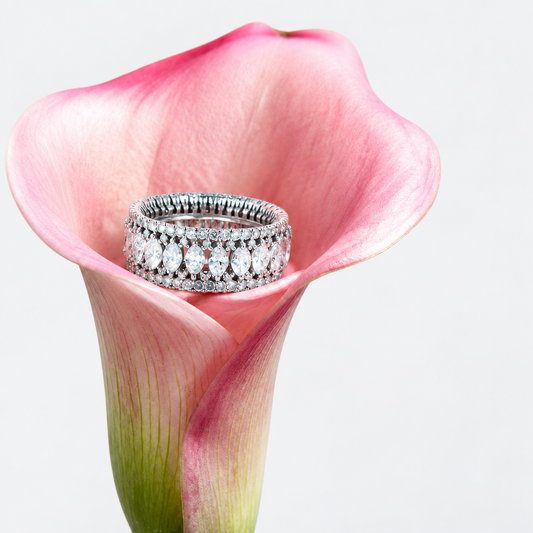 Marquise Diamond Eternity Band